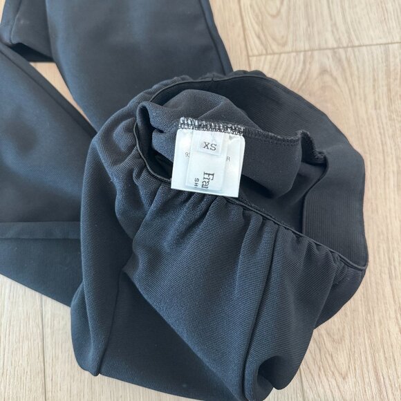 NWOT The Frankie shop Reya ribbed stretch jersey flare leggings - XS - Picture 6 of 6
